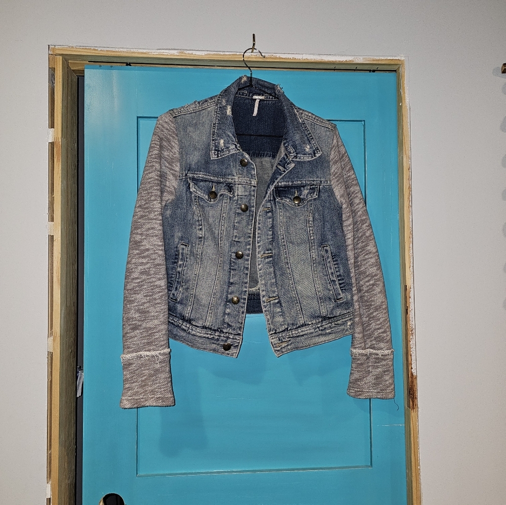 Free People Denim Jacket Size S